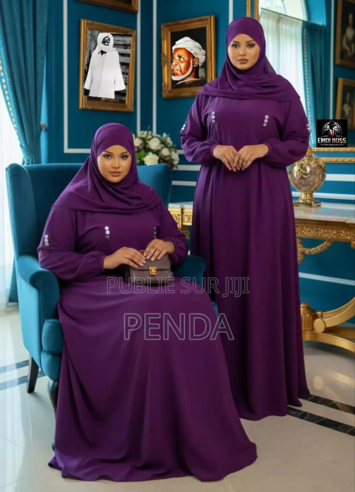 Robe Avec Voile Dispo C Salihate Business by Pendista