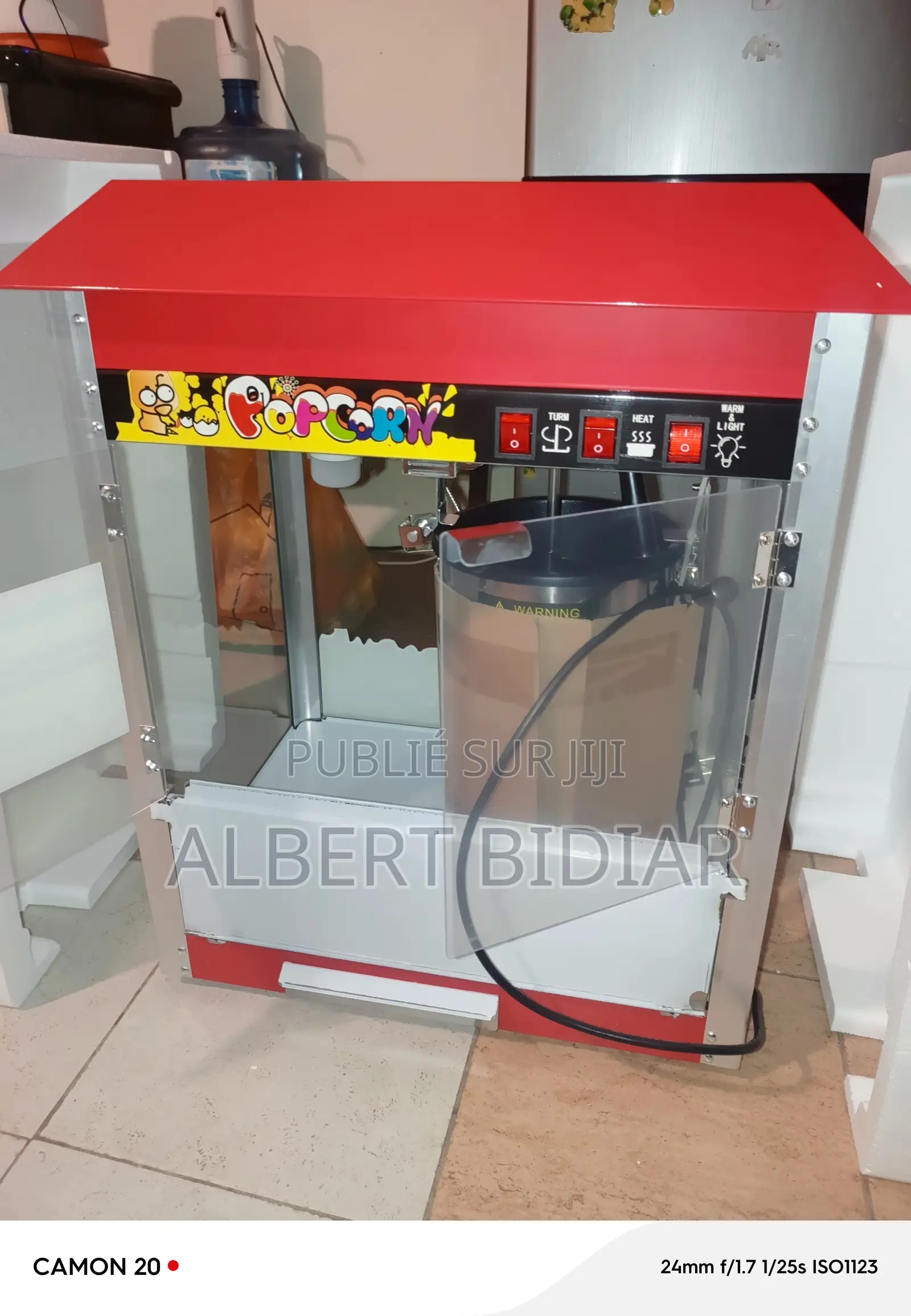 Machine A Pop Corn Électrique Grand Model