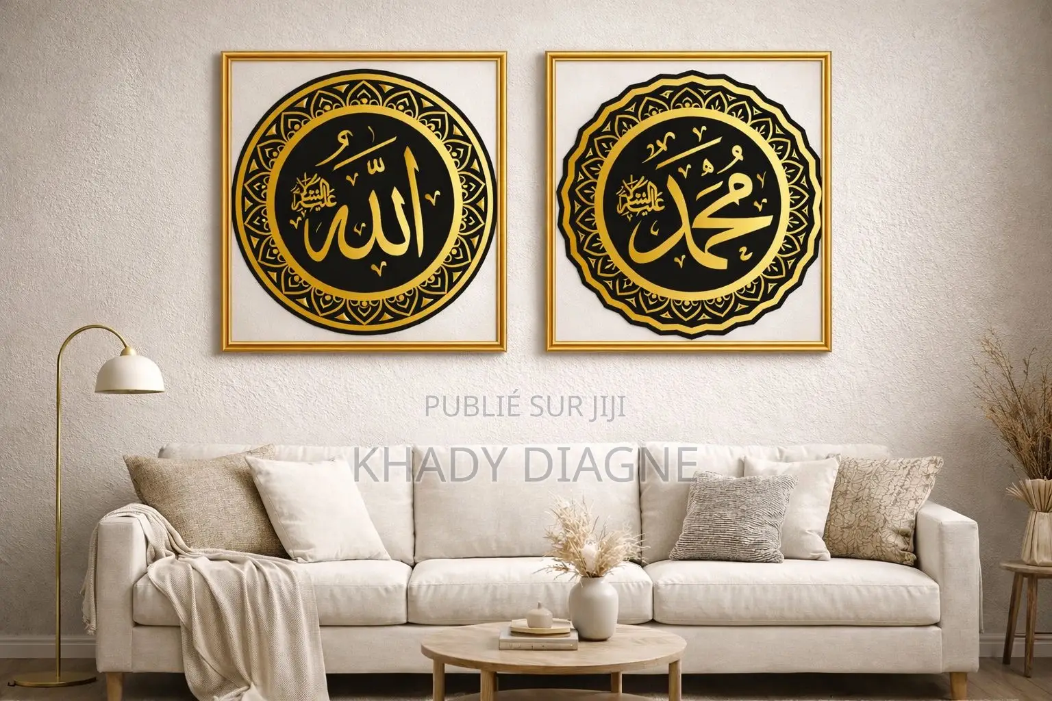 Tableau Imprimé en Cuir Synthétique