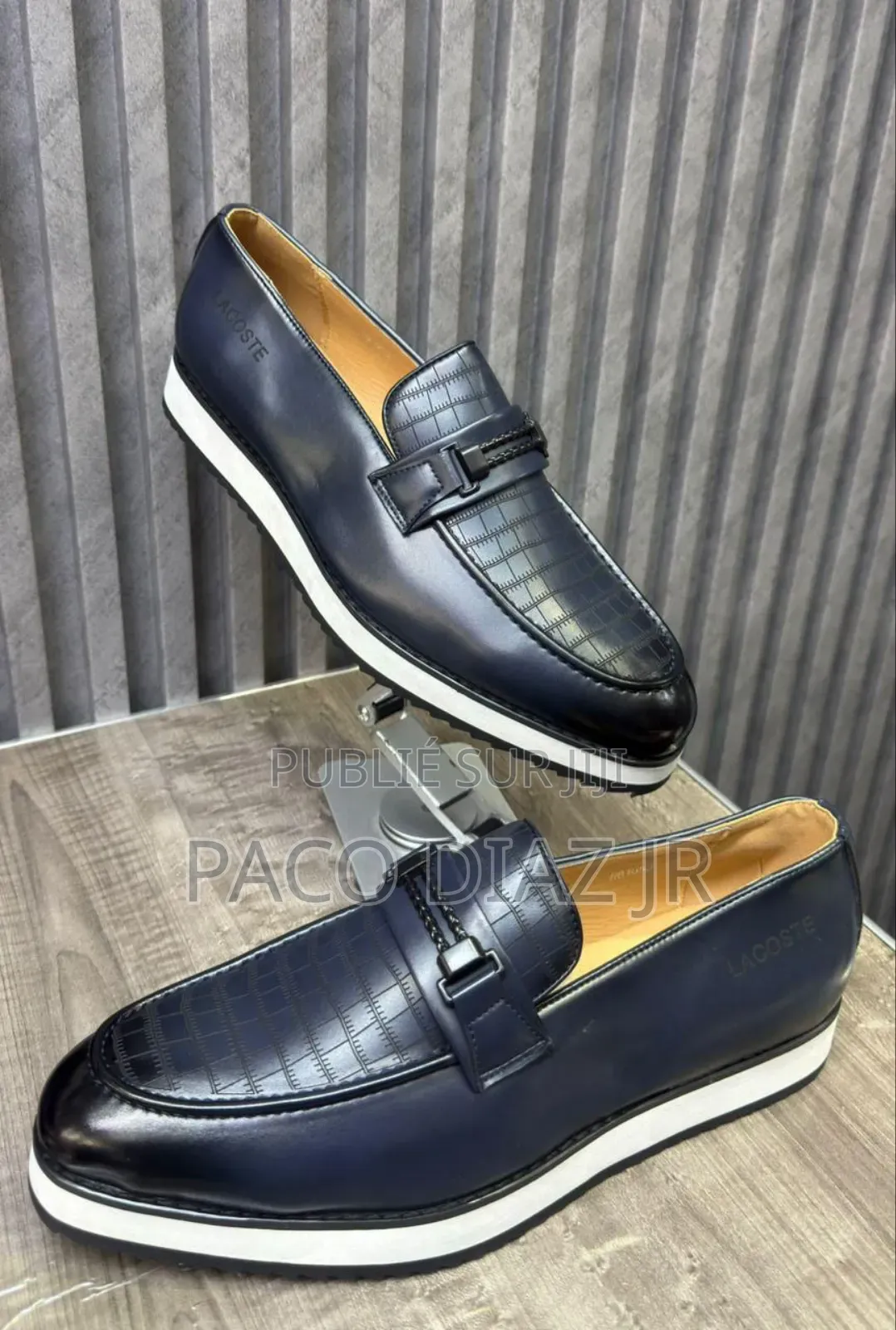 Chaussures Lacoste en Cuir
