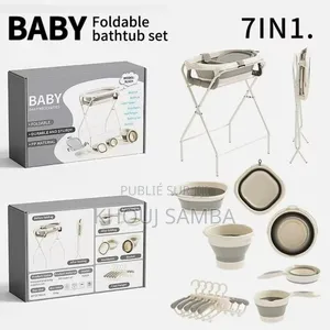 Ensemble Bassine Pliable Avec Pied