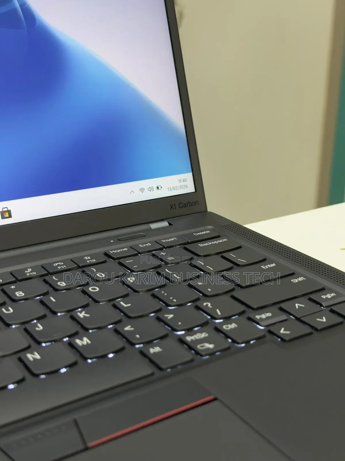 Nouveau Lenovo ThinkPad X1 Carbon Gen11 16GB Intel Core I7 SSD 512GB