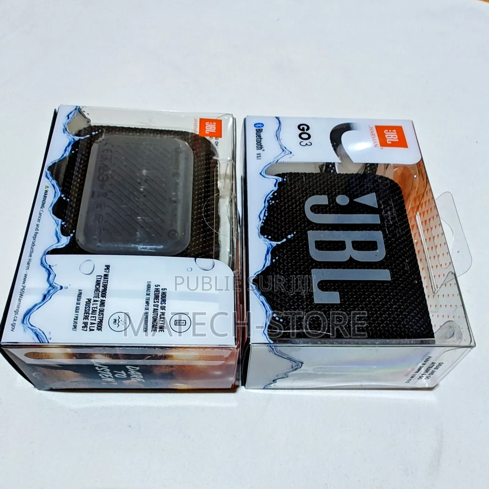 Enceinte Bluetooth JBL Go 3 – Ultra-Portable Étanche (Ip67)