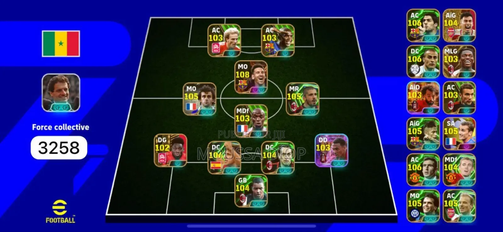 Compte Efootball Rare : Anciennes Cartes Collector Disponibles