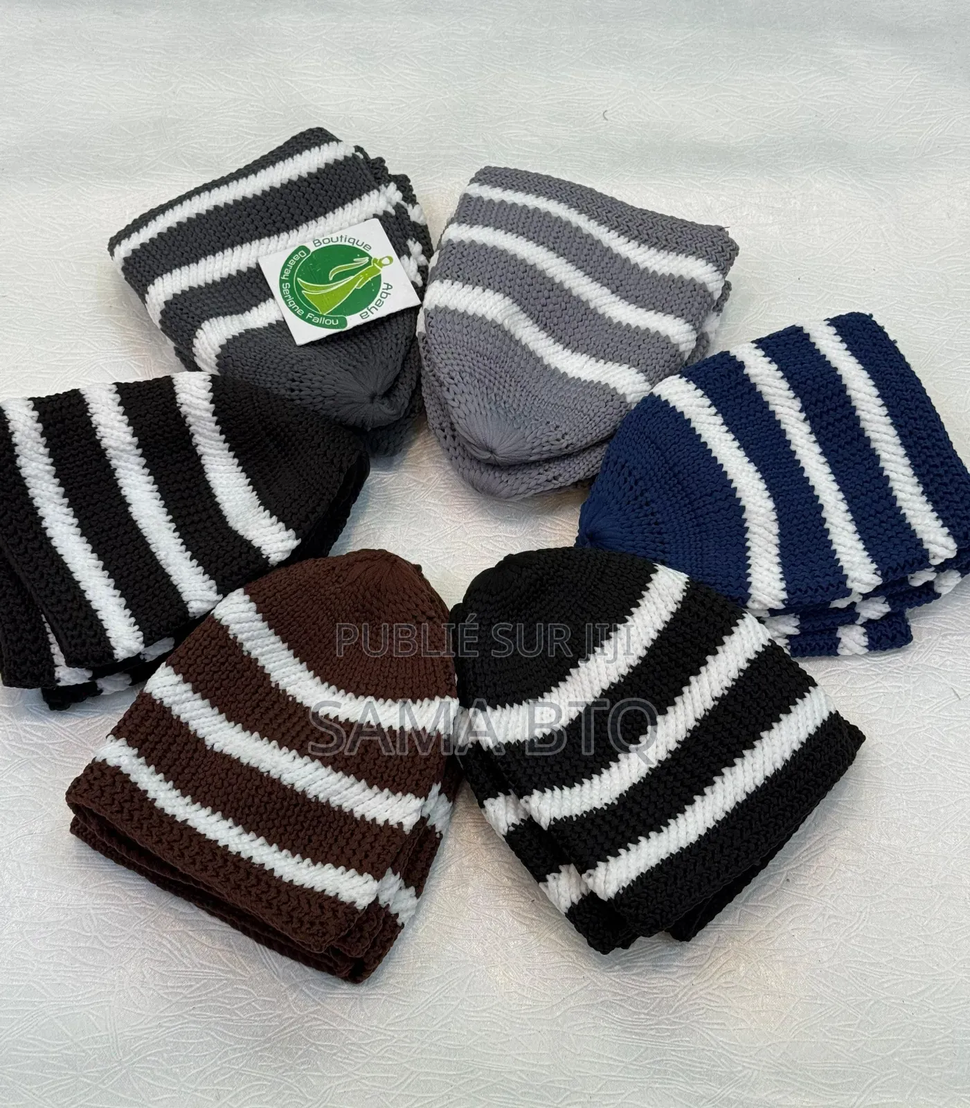 Bonnet Musulman Rayé (Kufi) –