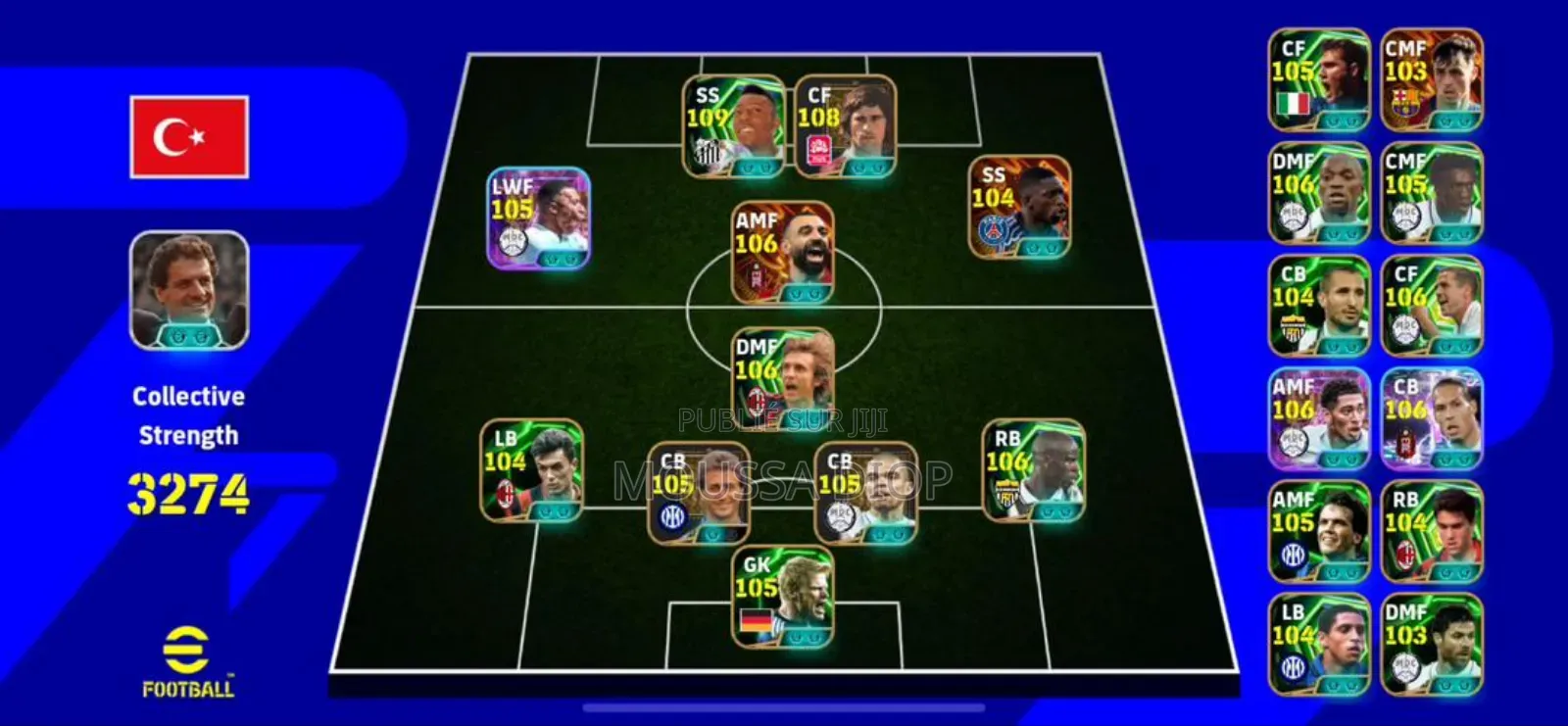 Compte Efootball Full Épique / Big Time – Mbappe Dembelé Inclus !