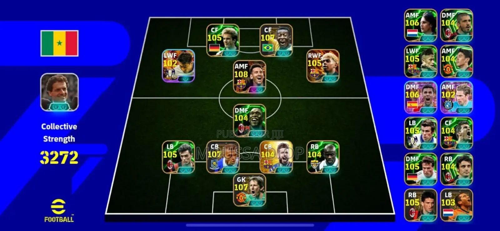 Compte Efootball God Tier : Full Épiques Big Time !