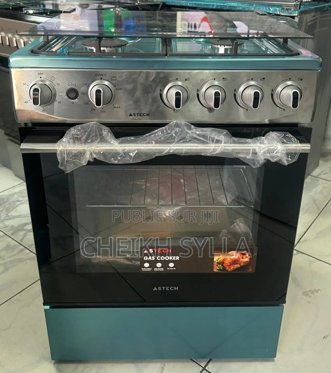 Cuisiniere Astech 4feux 60/60 Full Options