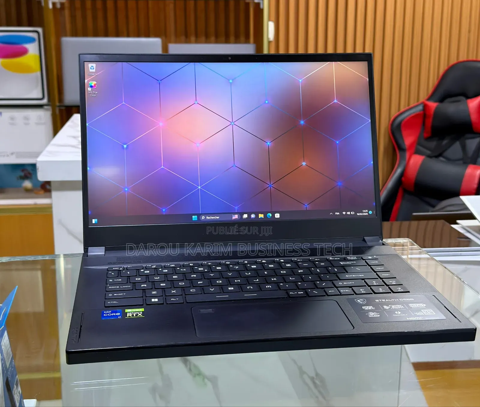 Nouveau MSI GS66 Stealth 12UHS 16GB Intel Core I7 SSD 512GB