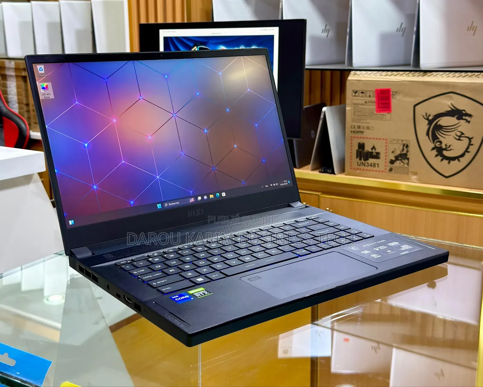 Nouveau MSI GS66 Stealth 12UHS 16GB Intel Core I7 SSD 512GB