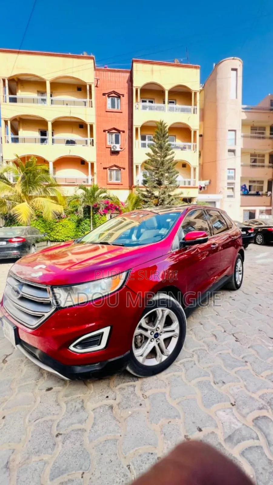 Ford Edge Titanium 4dr AWD 2017 Rouge