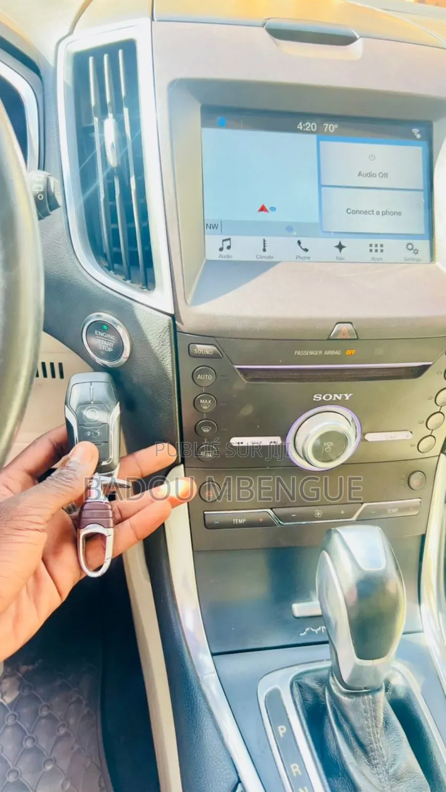 Ford Edge Titanium 4dr AWD 2017 Rouge