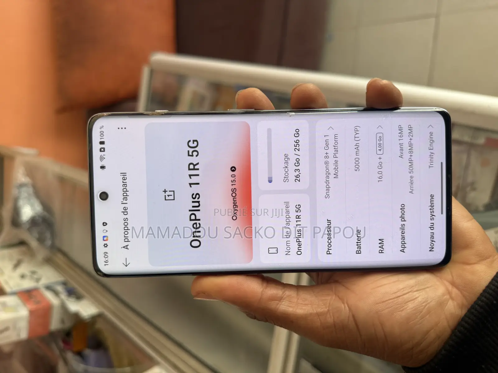 OnePlus 11R 256 GB Gris