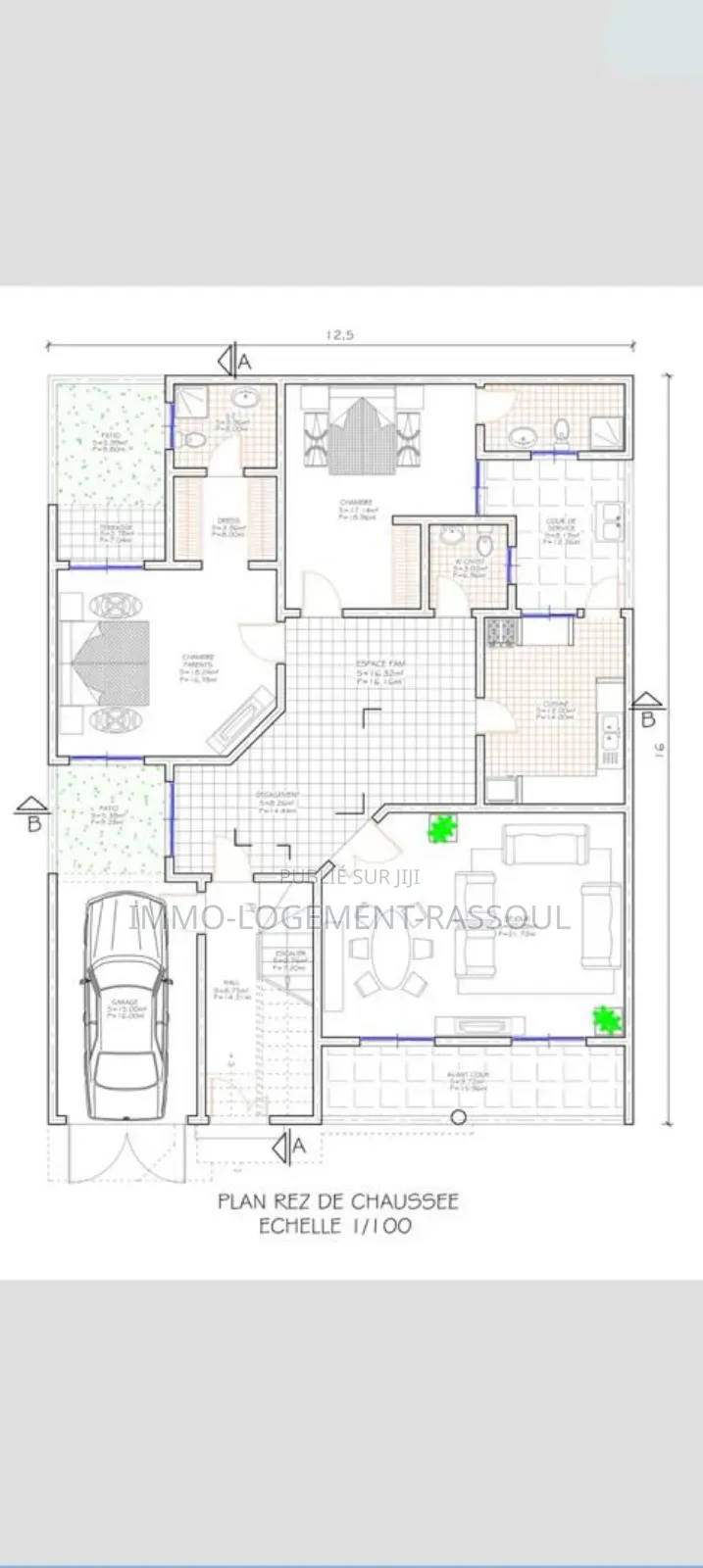 5chbre Maison dans , Rufisque à Vendre