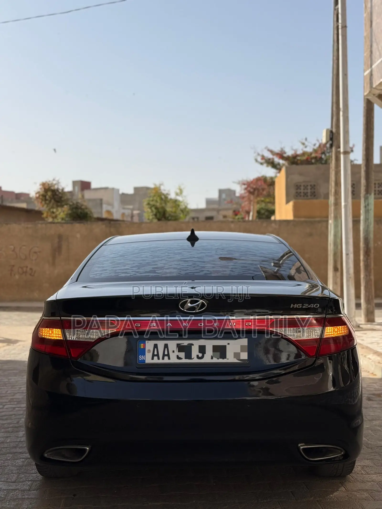 Hyundai Grandeur 2014 Noir