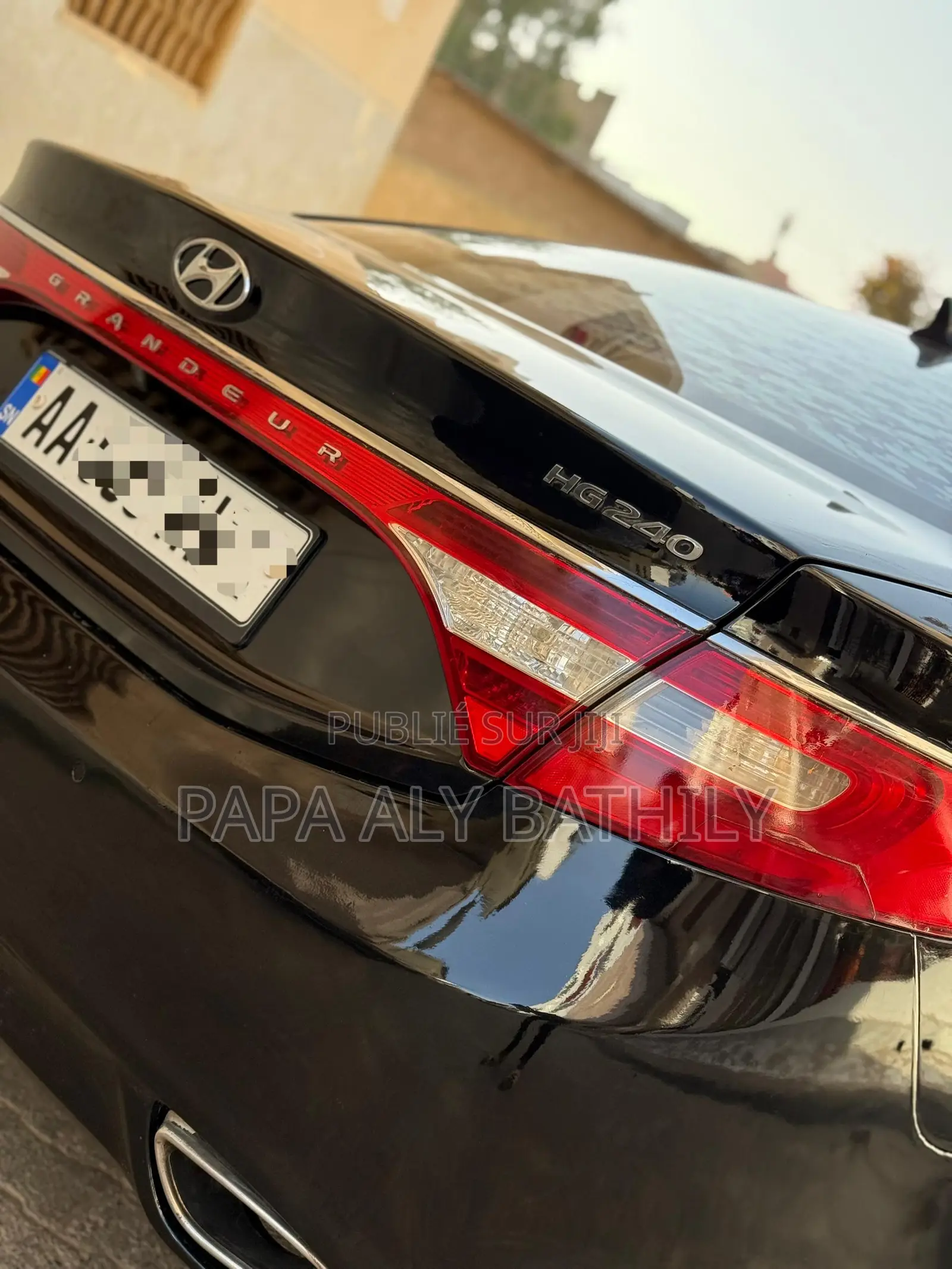 Hyundai Grandeur 2014 Noir