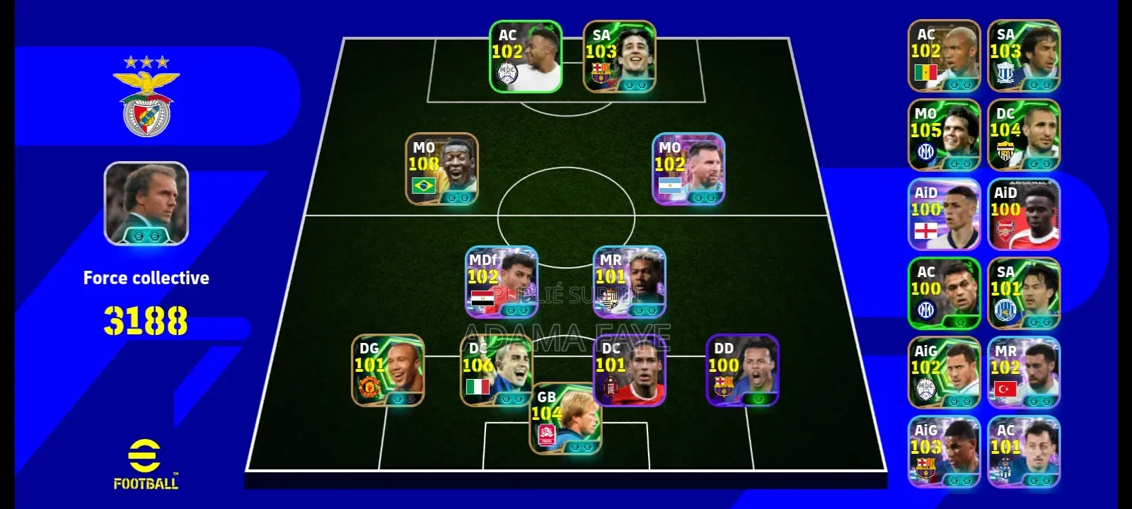 Compte Efootball Vendu