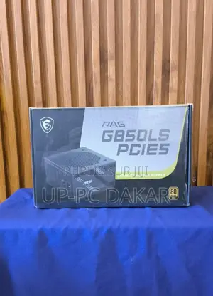 Alimentation Pc Msi Pag G850ls Pcie5 850 Watts 80+ Gold