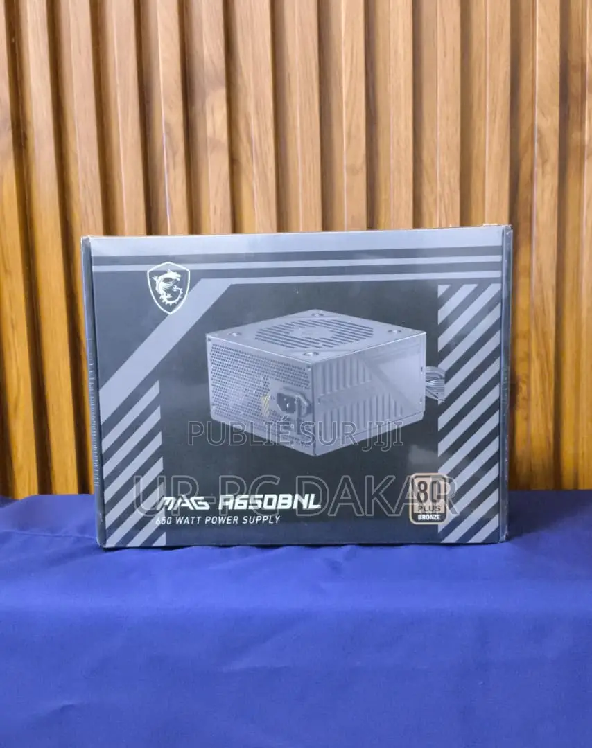 Alimentation Pc Msi Mag A650bnl 650watts