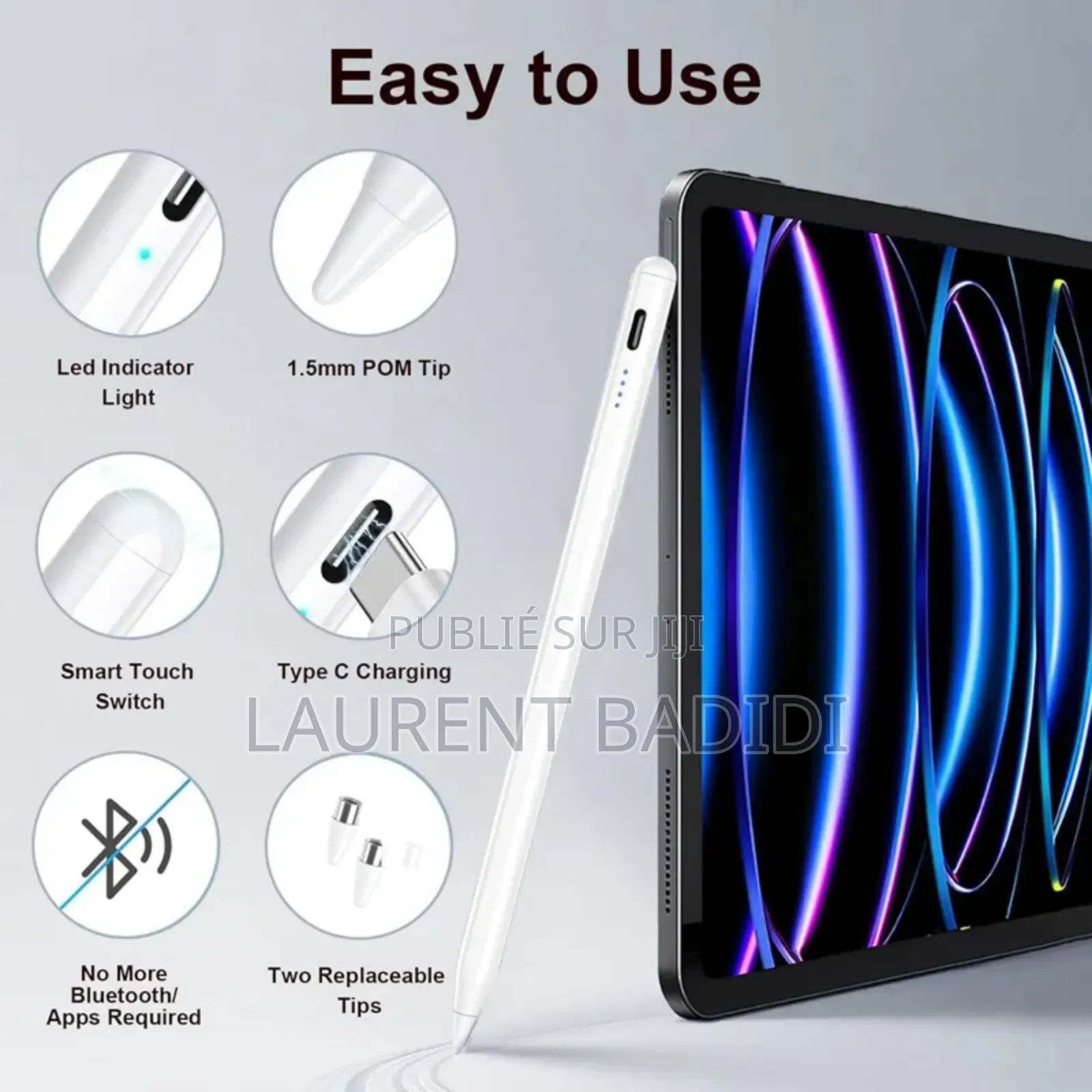 Stylus Pen - Stylet Universel Pour Tablette Et iPad