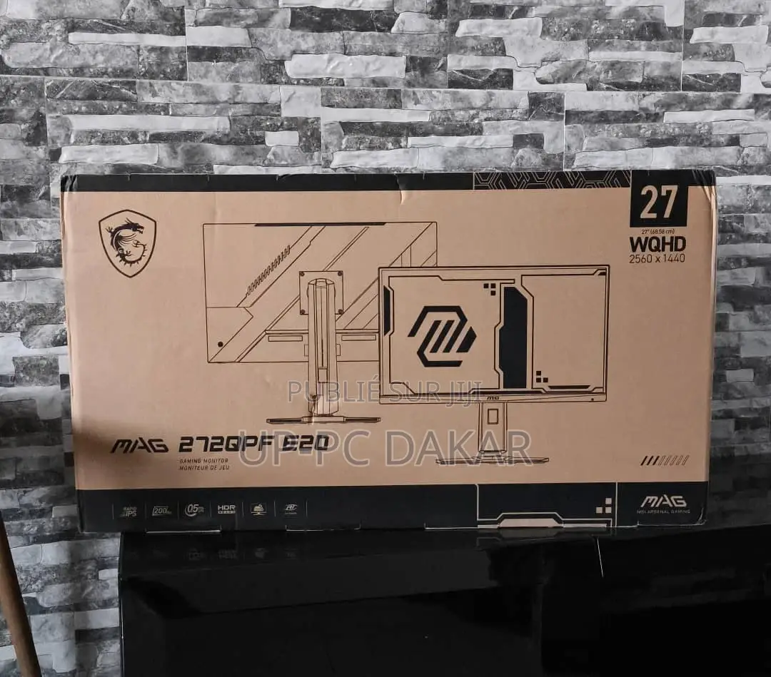 Ecran Gamer Msi Mag 272qpf E20 200hz