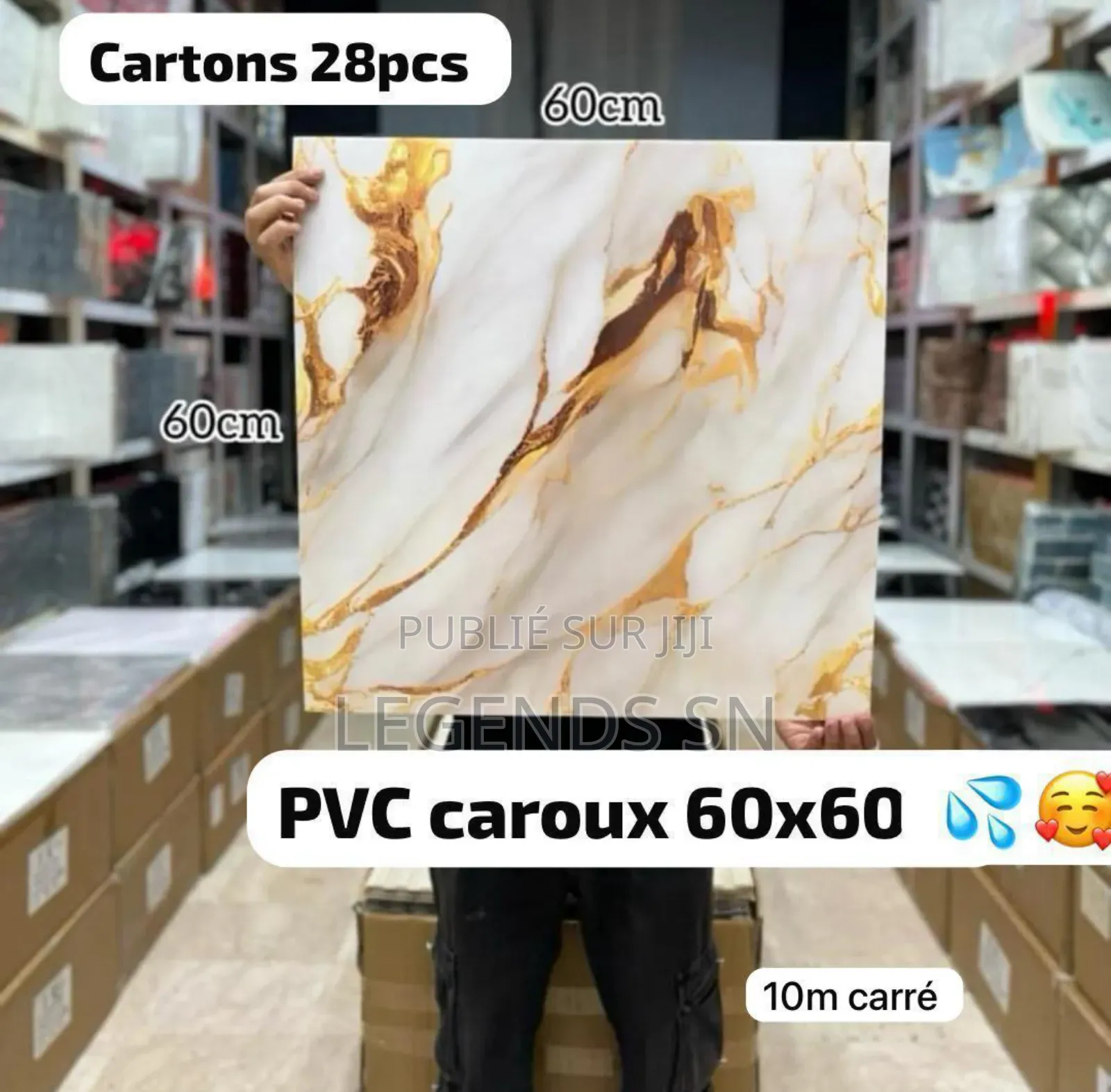 PVC Carreau