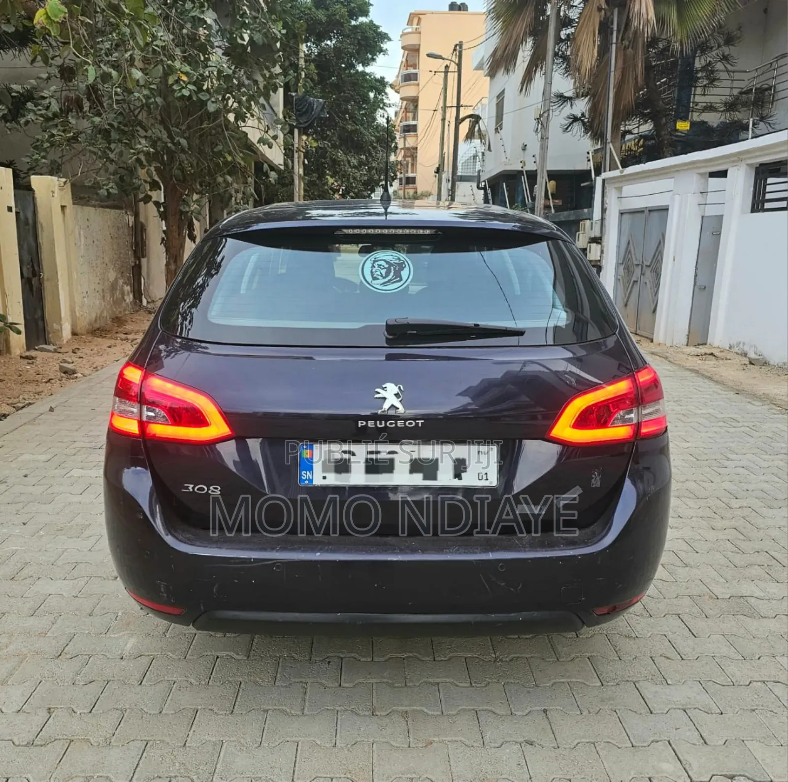 Peugeot 308 2017 Noir