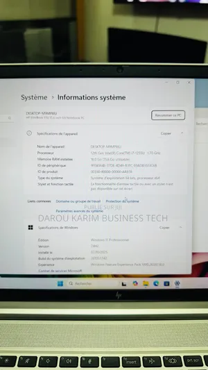 Nouveau HP ProBook 650 G8 16GB Intel Core i7 SSD 512GB
