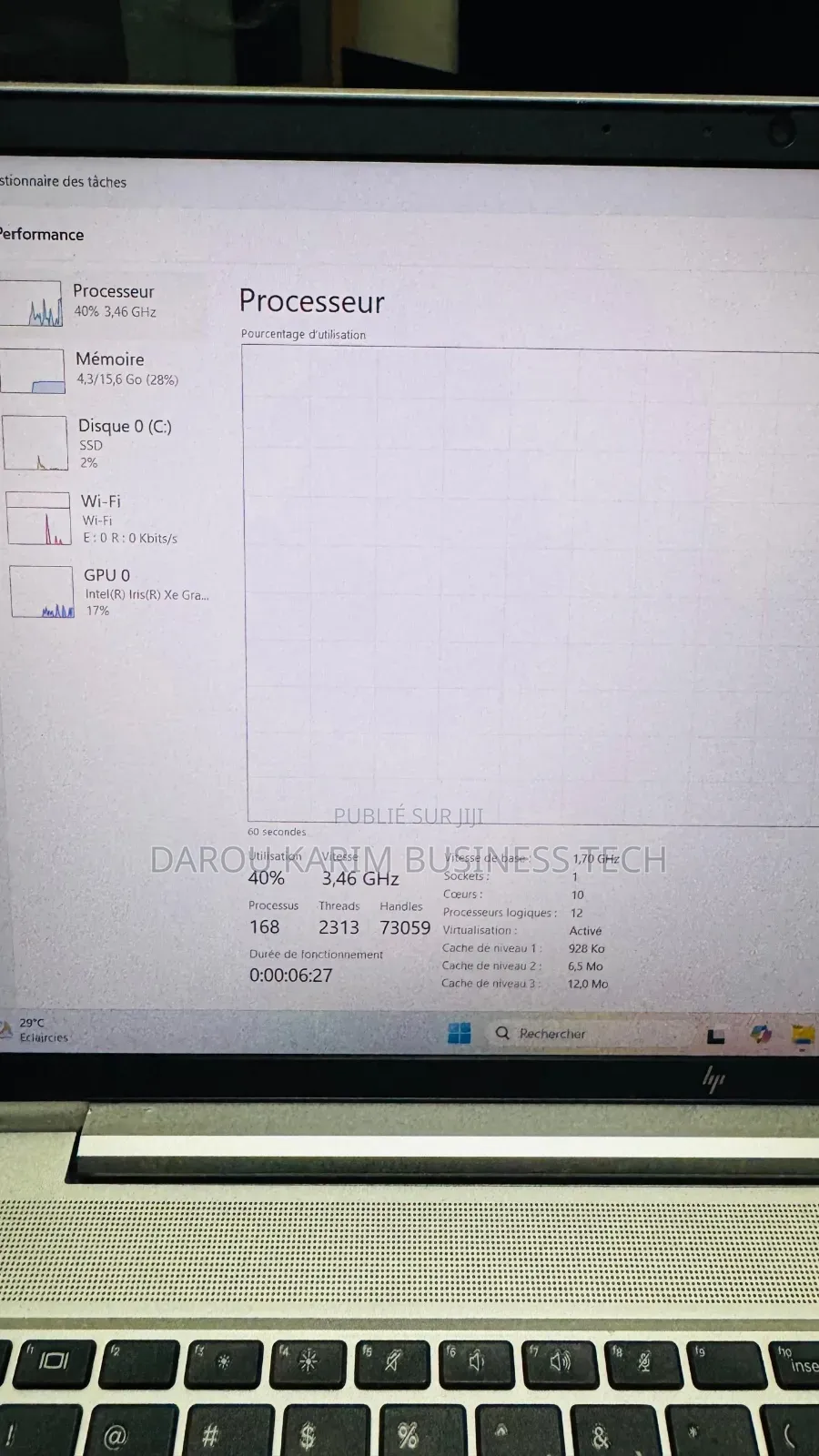 Nouveau HP ProBook 650 G8 16GB Intel Core i7 SSD 512GB