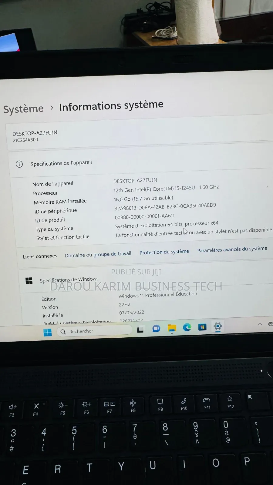 Nouveau Lenovo Thinkpad L14 16GB Intel Core i5 SSD 256GB