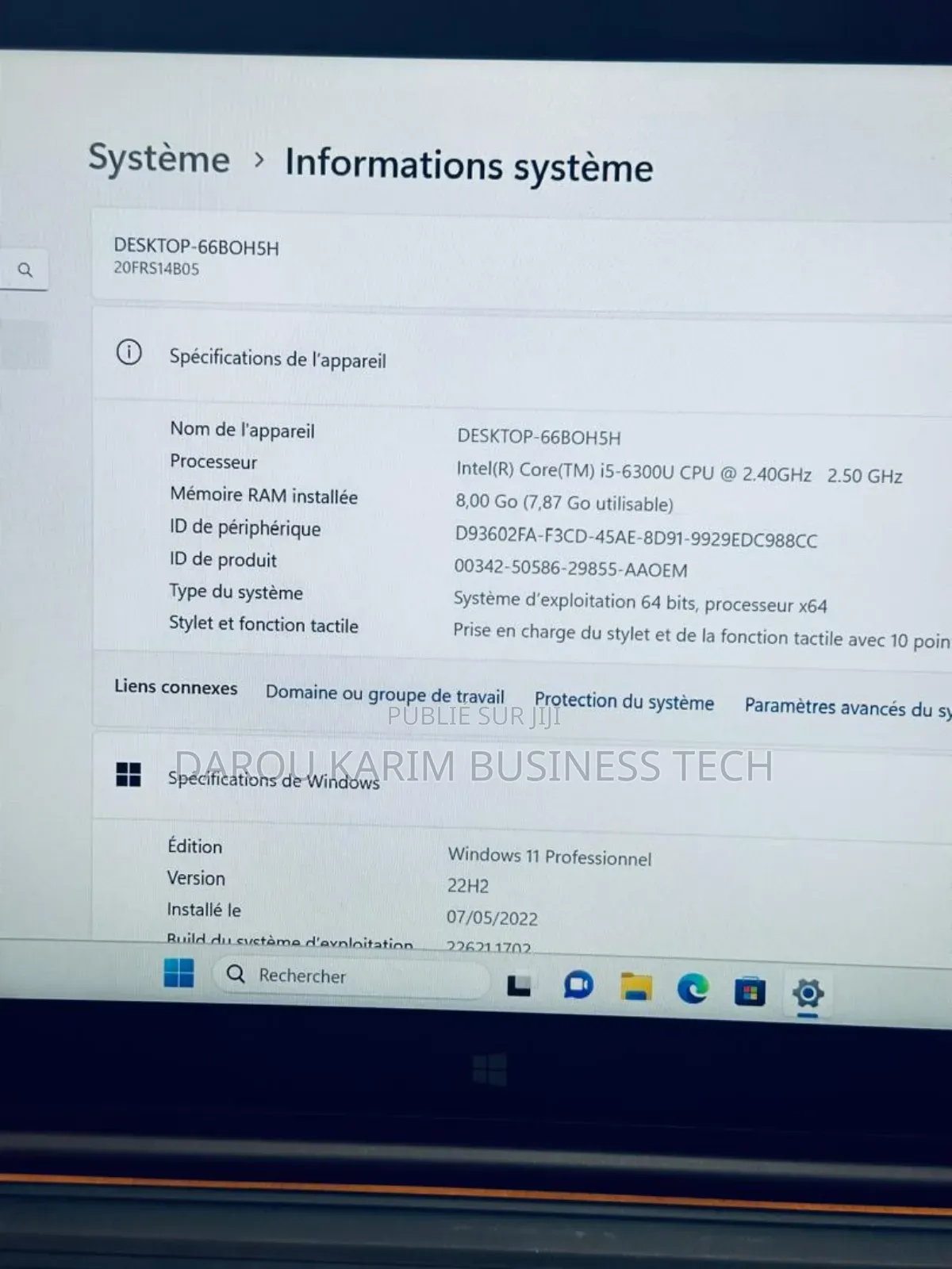 Nouveau Lenovo Thinkpad X1 Yoga 8GB Intel Core i5 SSD 256GB