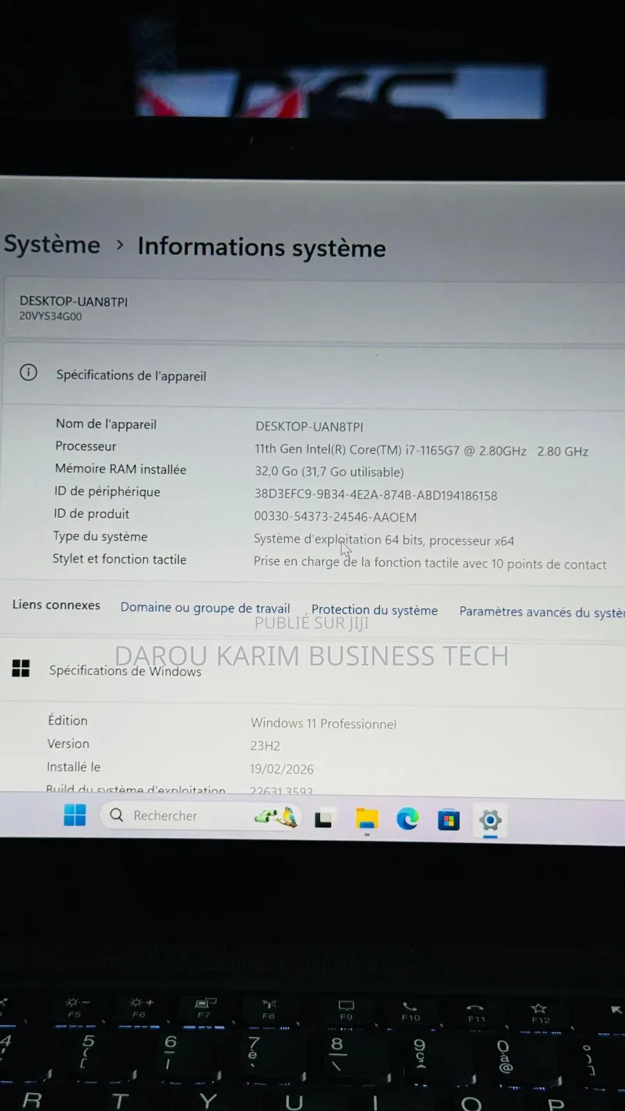 Nouveau Lenovo Thinkpad P14s 32GB Intel Core i7 SSD 512GB