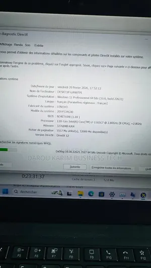 Nouveau Lenovo Thinkpad P14s 32GB Intel Core i7 SSD 512GB