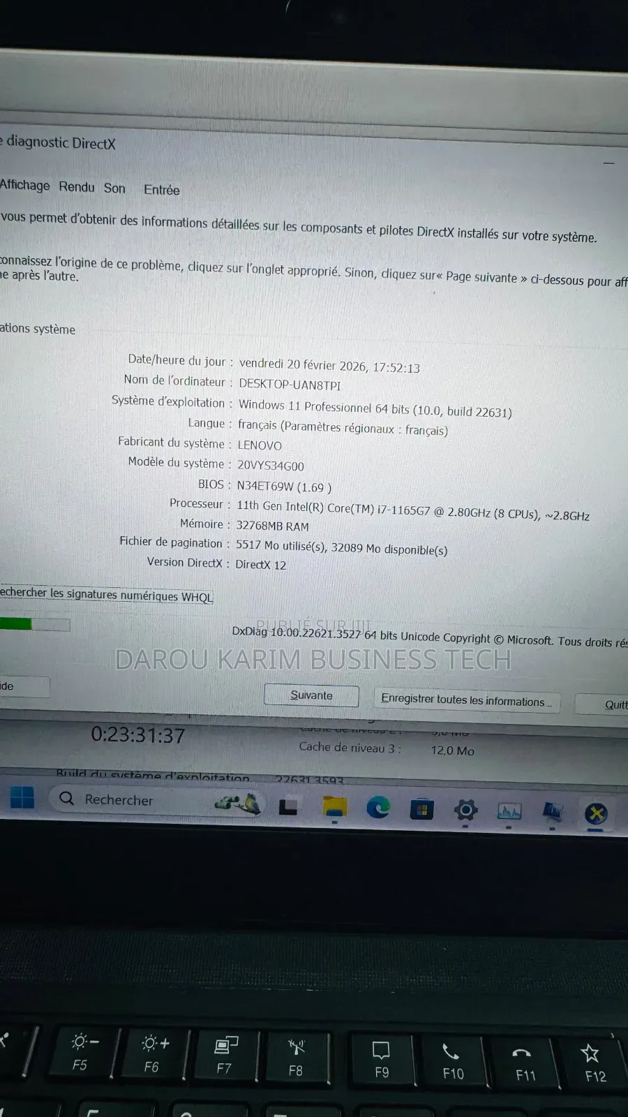 Nouveau Lenovo Thinkpad P14s 32GB Intel Core i7 SSD 512GB