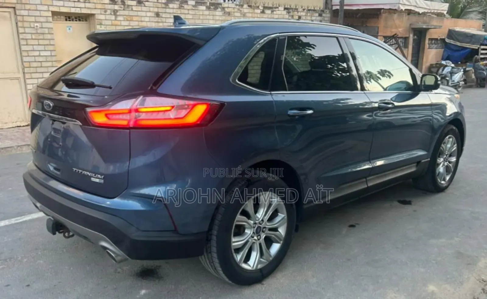 Ford Edge Titanium AWD 2019 Bleu