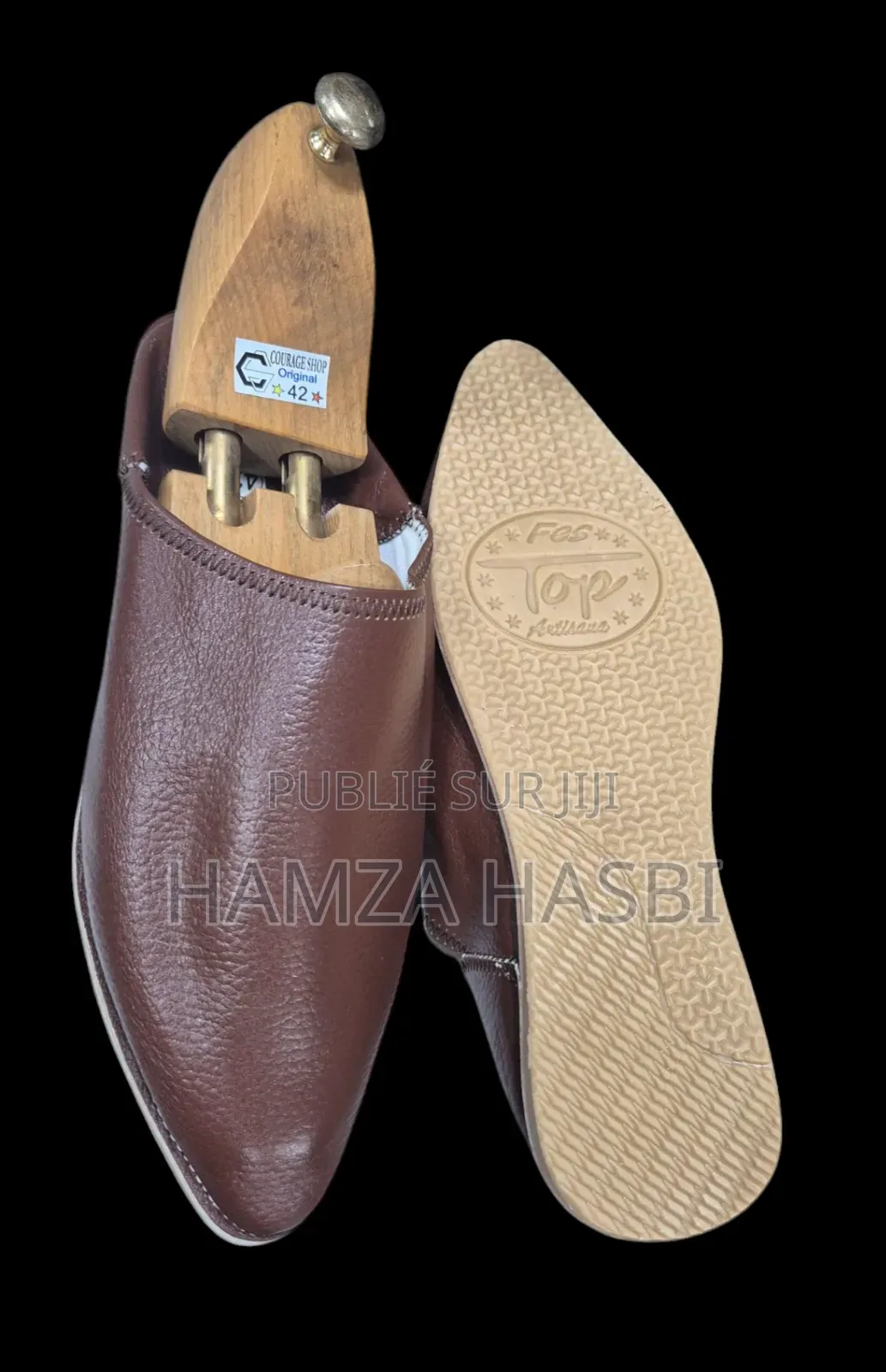 Babouche Royal Talon Crepe