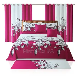 Ensemble De Draps Rideaux Pose Pied Etc