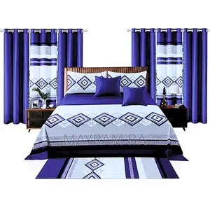 Ensemble De Draps Rideaux Pose Pied Etc