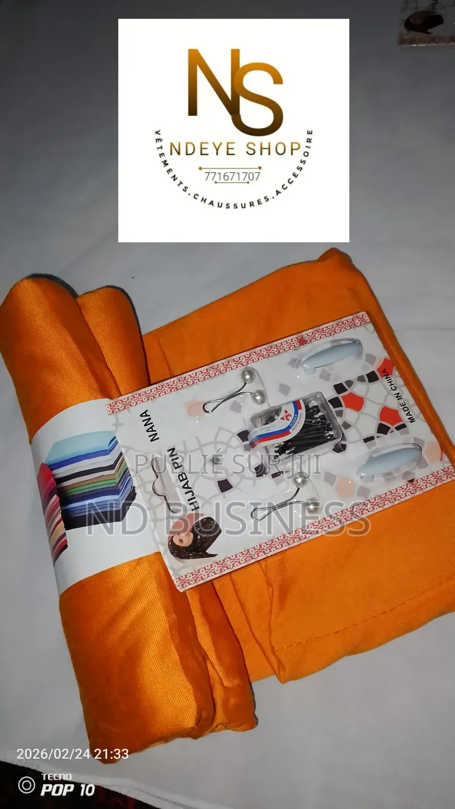 *Jersey Long.2m Plus Bonnet Plus Attache 2000f