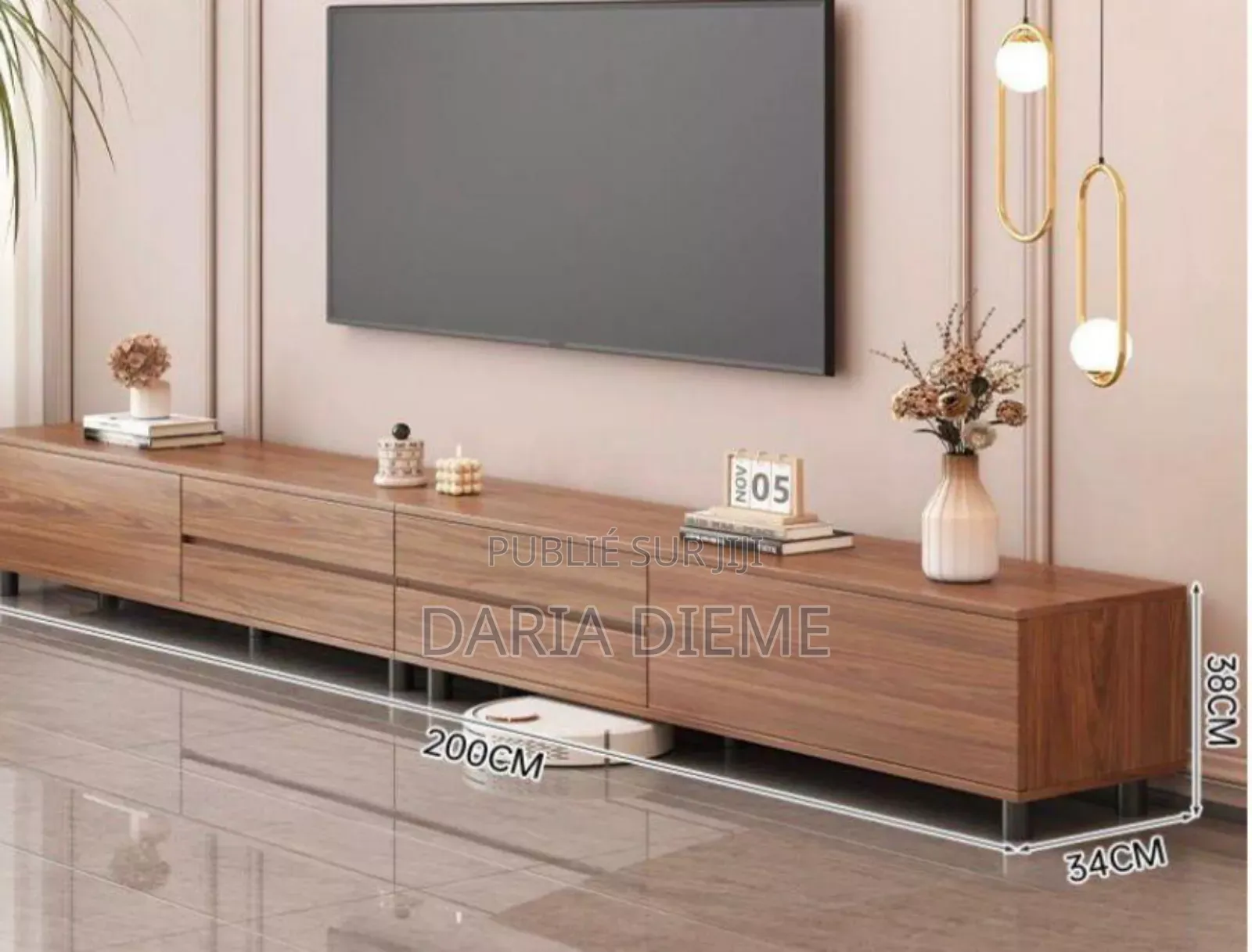 Table Tv en Bois Qualité Rare Et Hyper Solide