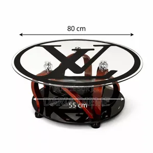 Table Basse en Verre Et Bois