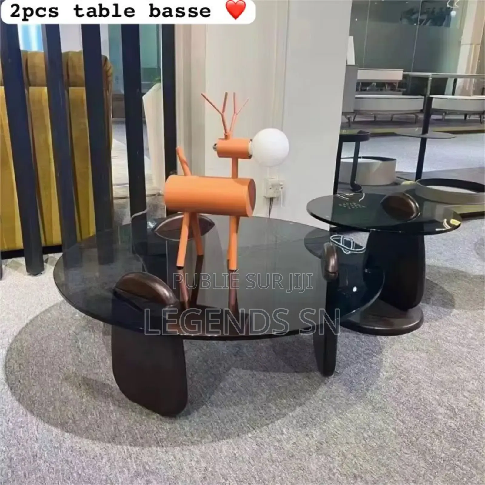 Table Basse Verre 2 Pieces