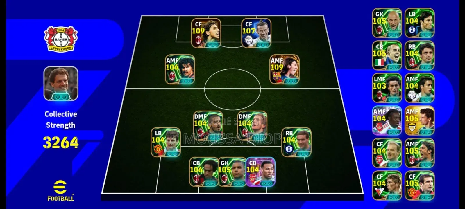 Compte Efootball God Tier : Full Épiques Big Time !