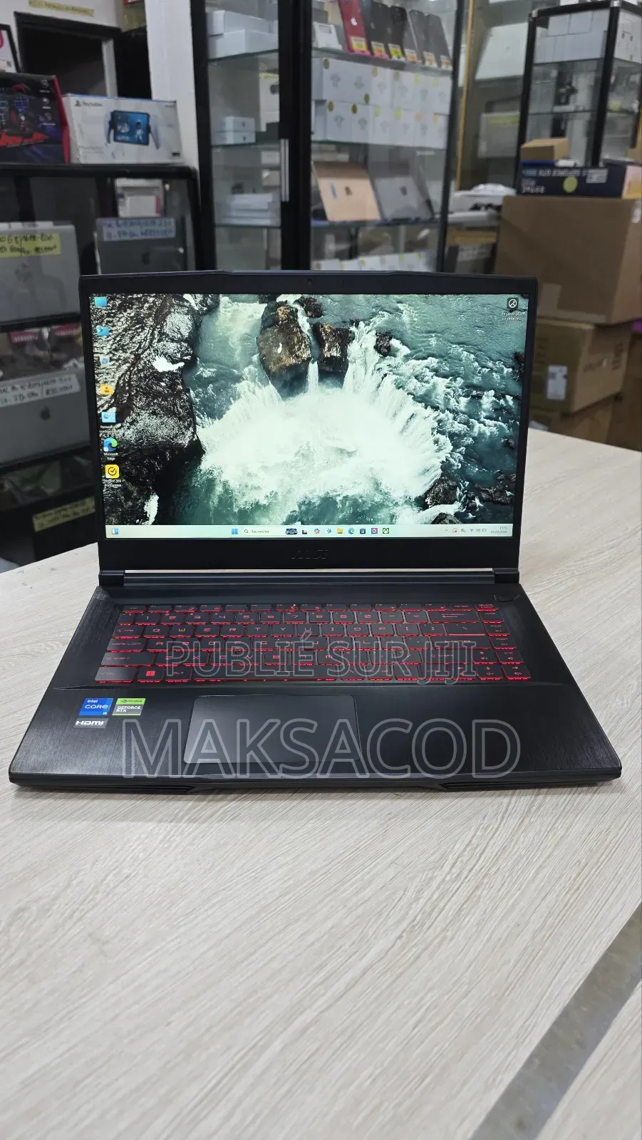 Ordinateur portable MSI GF63 16GB Intel Core i5 SSD 512GB