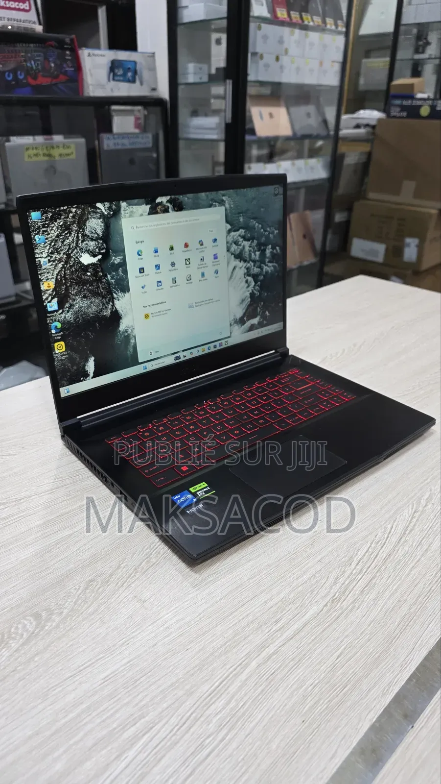 Ordinateur portable MSI GF63 16GB Intel Core i5 SSD 512GB