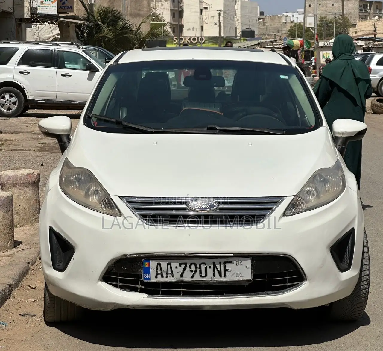 Ford Fiesta S Sedan 2012 Blanc
