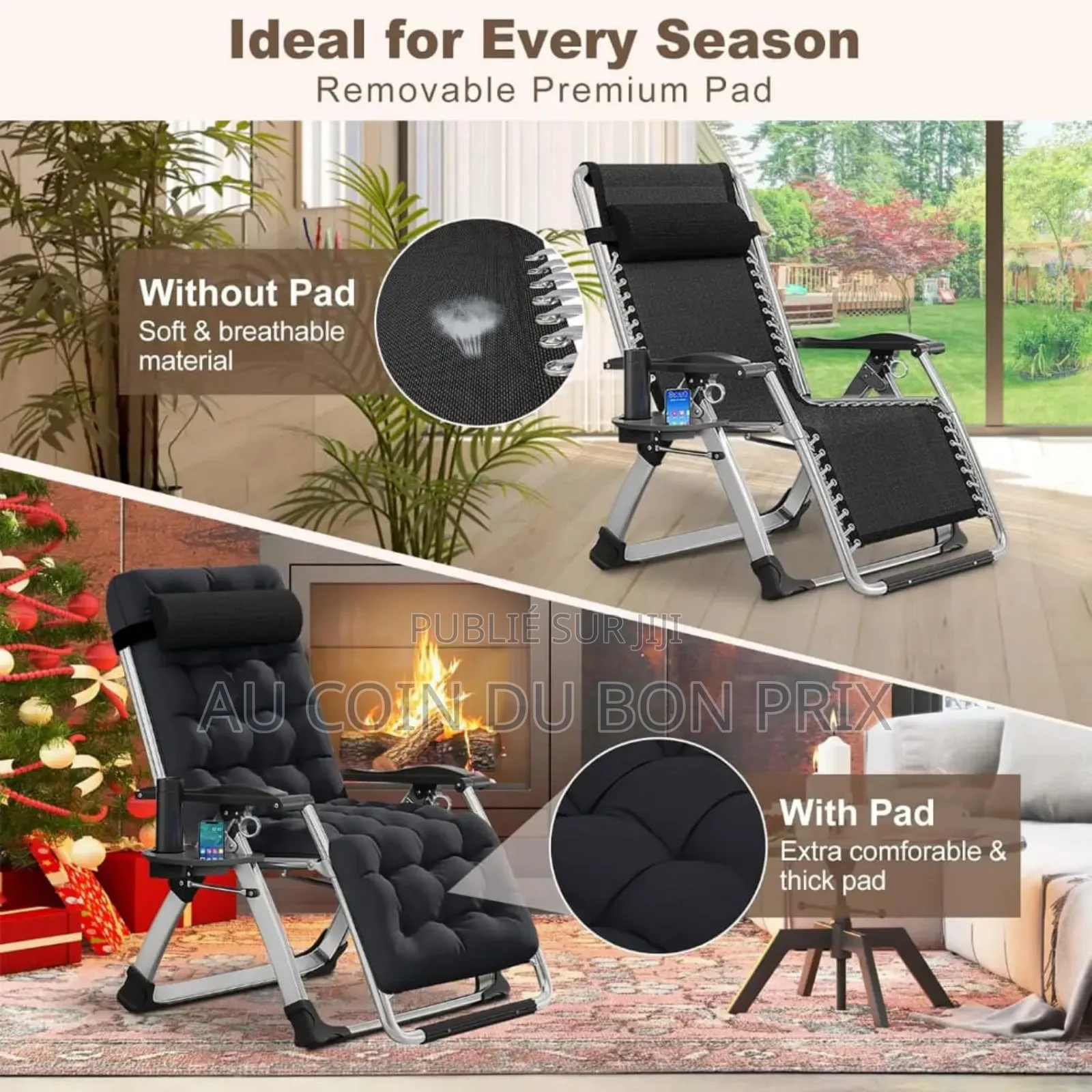 Chaise Pliante Moderne Vip