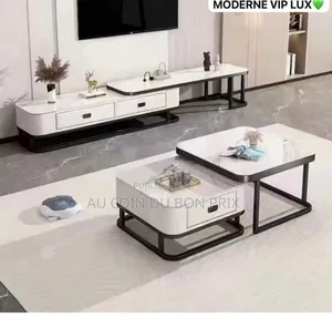 Table Tv Avec 2 Tables Basses