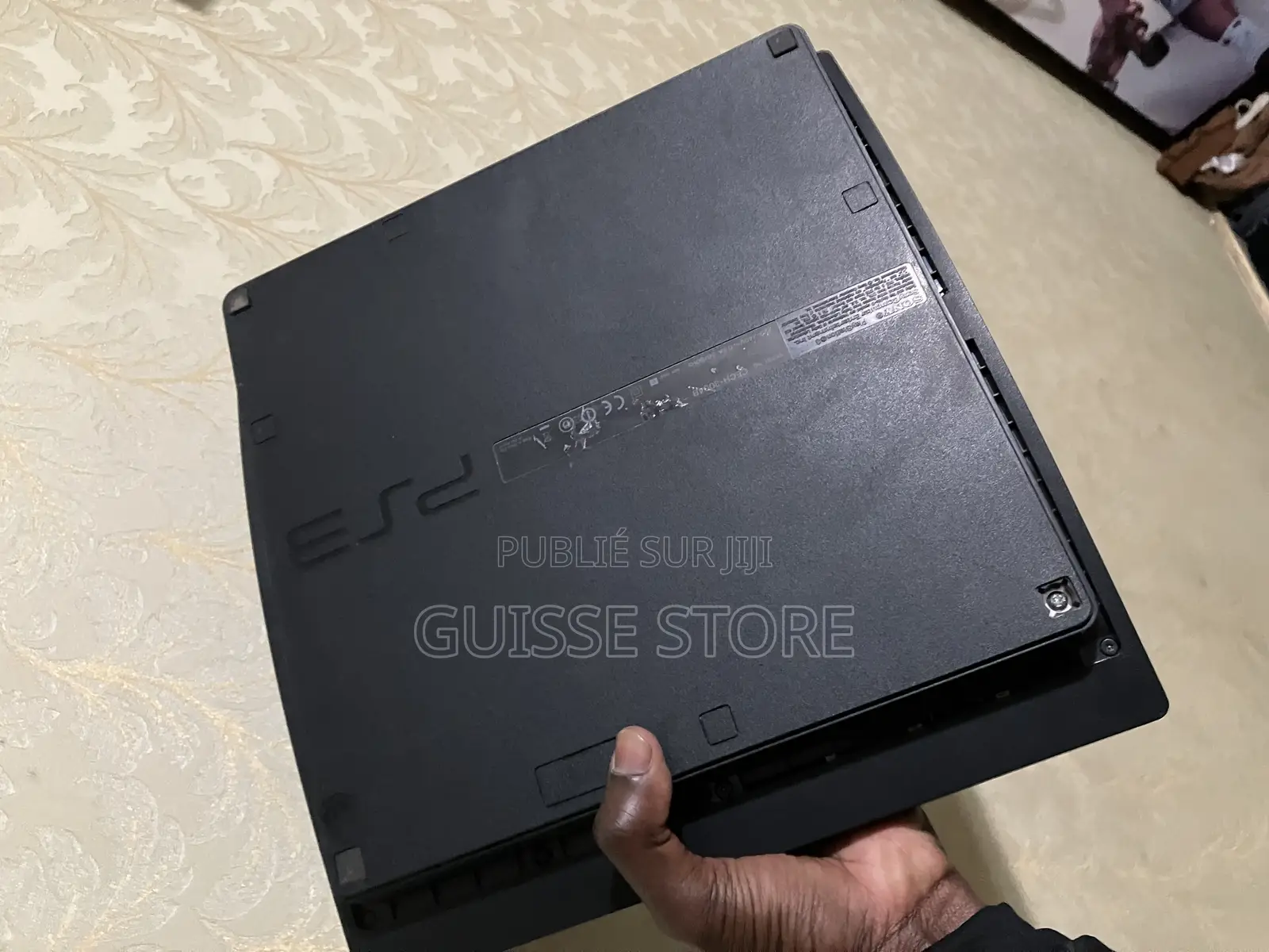 Ps3 Slim Flashe Avec Deux Manette