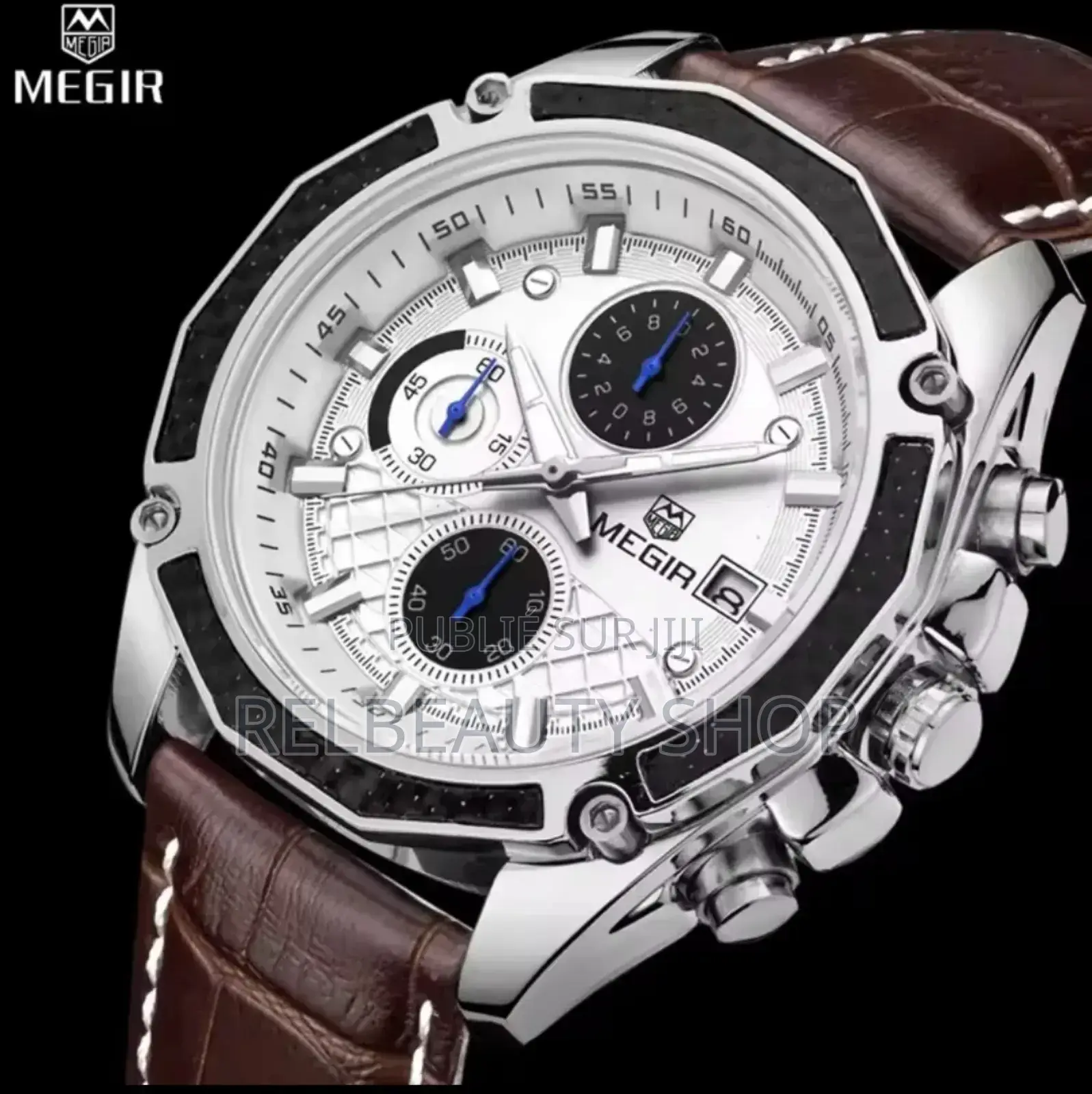 Montre De Luxe Chronographe Megir